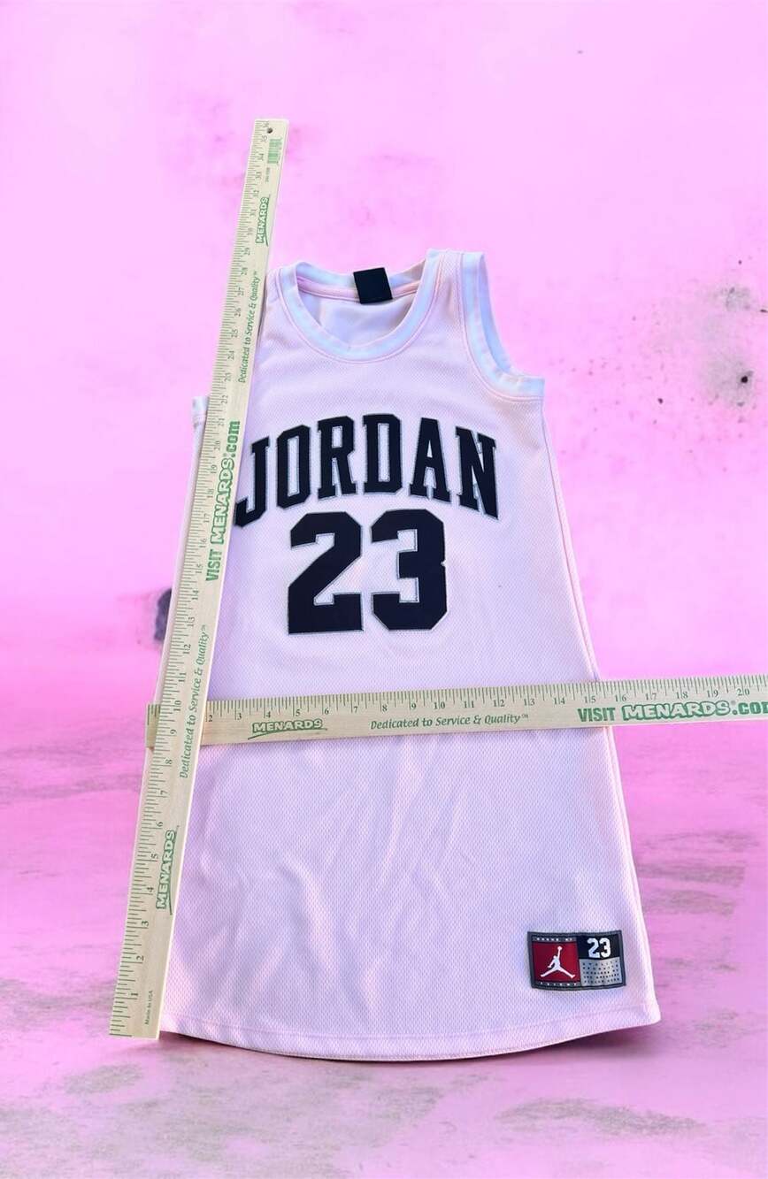 Jordan Girls 23 Mesh Jersey Dress Pink
